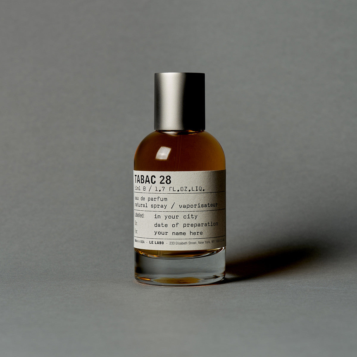 le labo tobacco Santal 33 Eau de Parfum and 500ml bottles are available in select Le Labo labs worldwide year TABAC 28 | Miami City